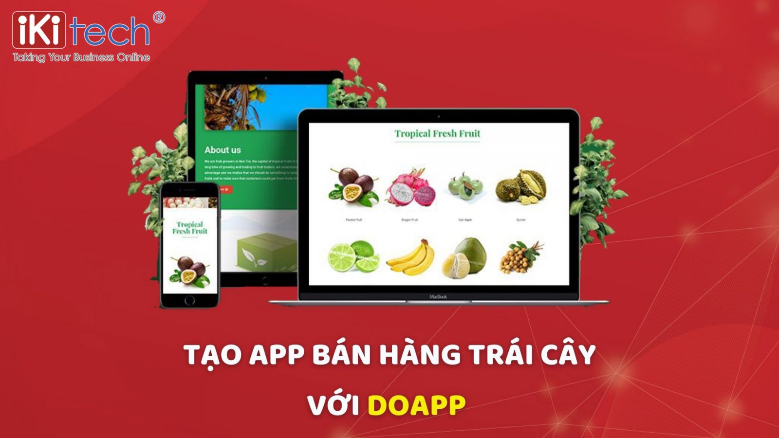 Tạo app bán hàng trái cây