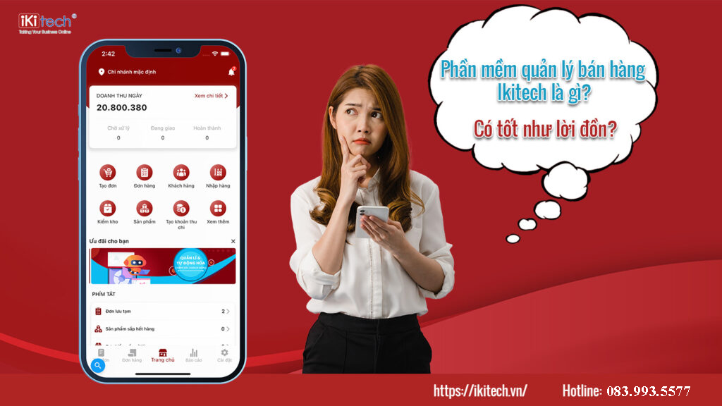 Phần mềm quản lý bán hàng Ikitech