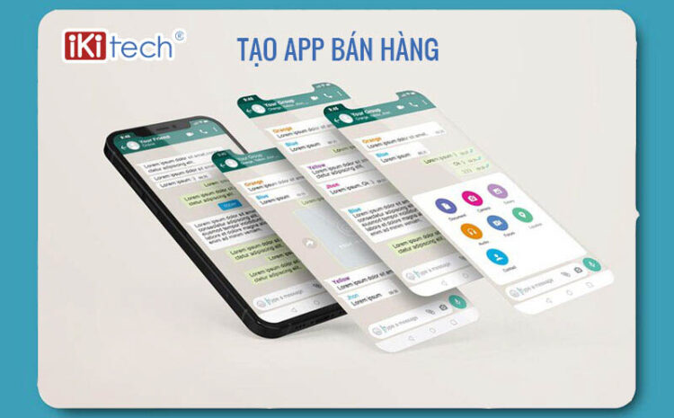 Tạo app bán hàng nhanh chóng