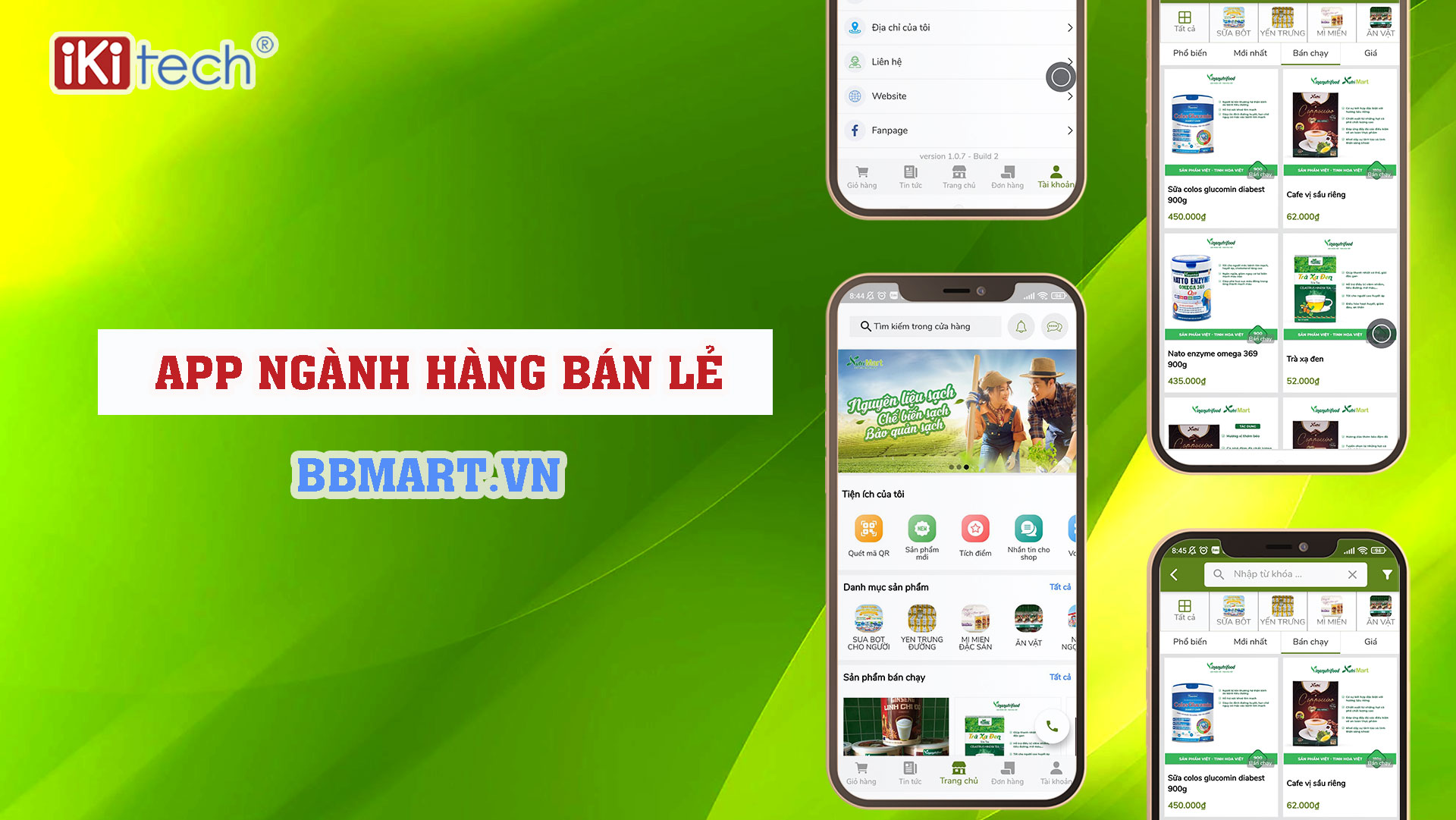 App ngành bán lẻ – App BB Mart